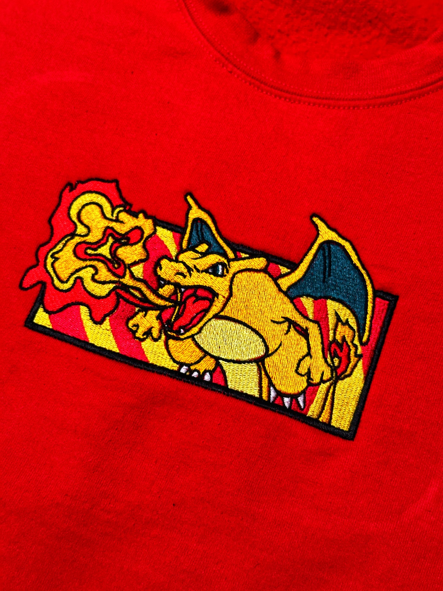 Fire Breathing Dragon | Embroidery Apparel